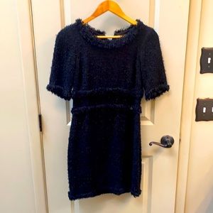 CHANEL tweed black classic dress